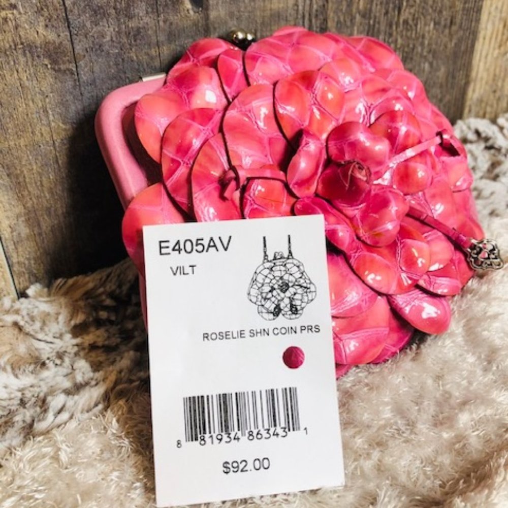 💕NEW! Brighton Roselie Kiss Lock Coin Purse💕